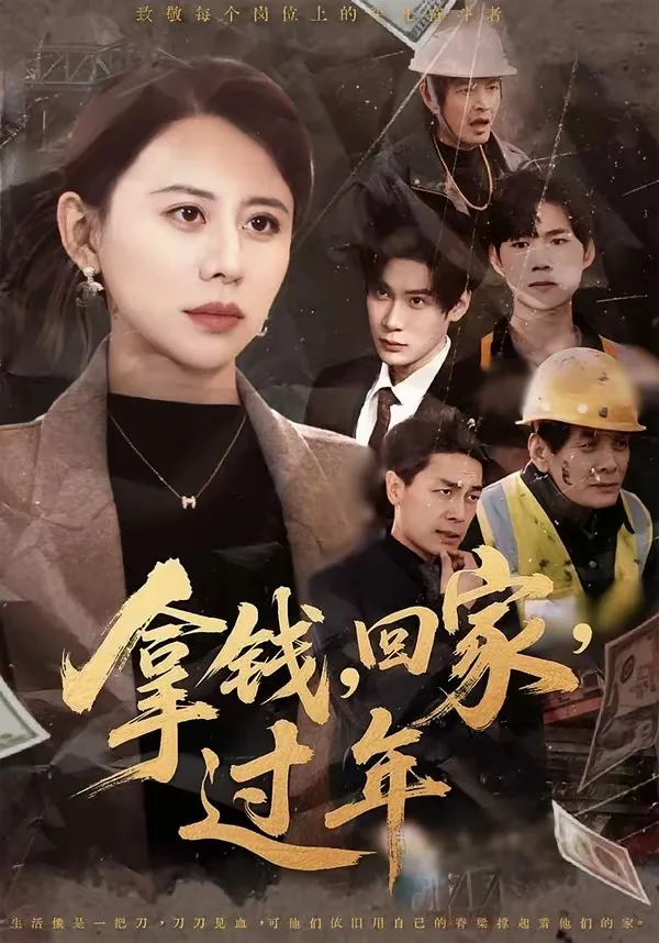 拿钱,回家,过年